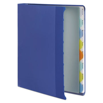 Wilson Jones® View-tab Presentation Round Ring View Binder With Tabs, 3 Rings, 1" Capacity, 11 X 8.5, Blue freeshipping - TVN Wholesale